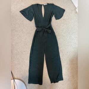 Elegant Green Jumpsuit